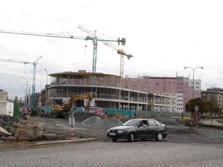 Galerie DVOŘÁK - výstavba 30.10. 2006